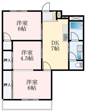 ＳＡＭＵＲＡＩマンションの物件間取画像